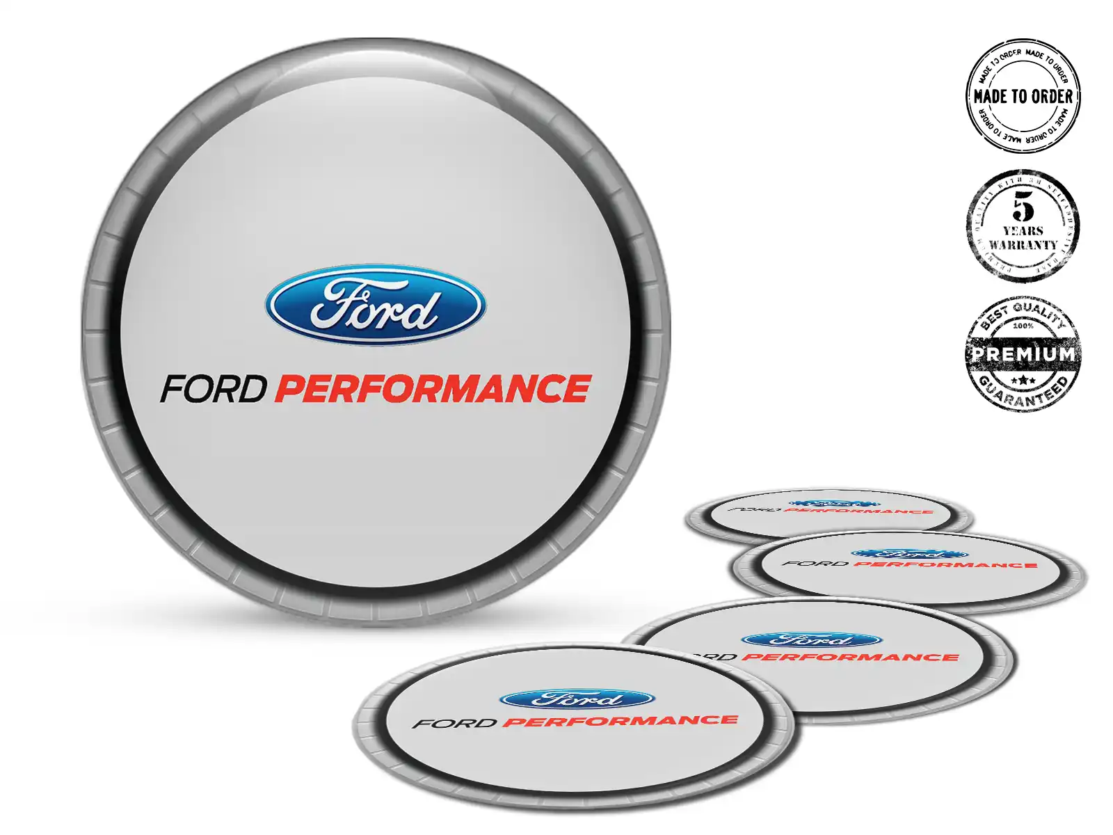 Ford Pegatinas de Cúpula Estilo Emblemas de Racing 